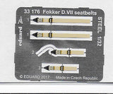 33176 FOKKER D.VII Seatbelts 1/32 by EDUARD