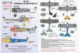 48-043 Fokker D.VII Part 4. 1/48 by LIFELIKE