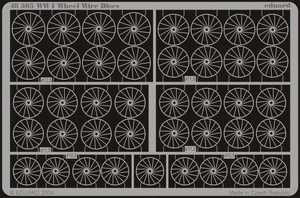 48505 WWI Wheel Wire Discs 1/48 by EDUARD