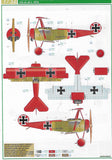 D32006 Die roten Flieger Fokker Dr.1 decals 1/32 by EDUARD