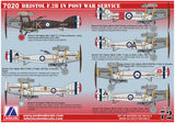 7020 BRISTOL F.2B In Post War Service 1/72 by AVALON