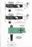 72-018 FOKKER FIGHTERS DR.1, D.II, & D.VII 1/72 by FCM