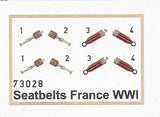 73028 Seatbelts France WWI SUPERFABRIC 1/72 by EDUARD