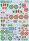 72-267 Italian Aces of World War I Part1. 1/72 by PRINT SCALE