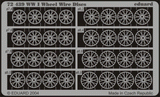 72439 WWI Wheel Wire Discs 1/72 by EDUARD