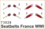 73028 Seatbelts France WWI SUPERFABRIC 1/72 by EDUARD