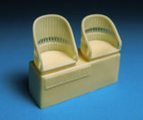 BR48260 British WWI Wicker AGS Seats - No Belts 1/48 by BARRACUDA