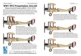 BR-423 WW1 RFC Presentation Aircraft. RAF BE2c 1915-1919 1/72 by BLUE RIDER