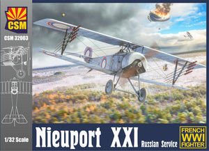 32003 NIEUPORT XXI Russian Service 1/32 by COPPER STATE MODELS