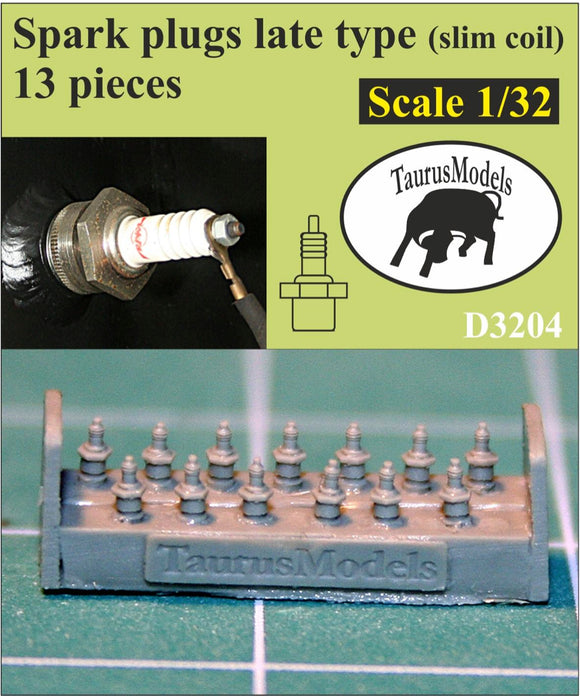 D3204 Spark Plugs, late type 1/32 by TAURUS