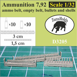 D3205 Ammunition, Mauser 9,72 1/32 by TAURUS