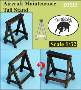 D3212 Aircraft maintenance tail stand 1/32 by TAURUS