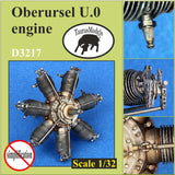 D3217 Oberursel U.0 German 7-cylinder rotary engine 1/32 by TAURUS