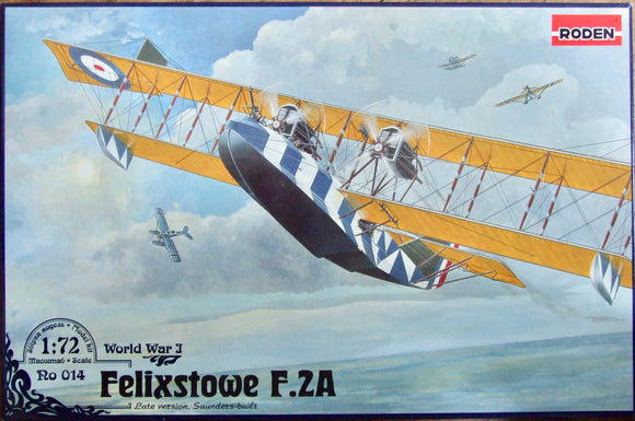 014 FELIXSTOWE F.2A Late version, Saunders-built 1/72 by RODEN