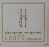49075 SSW D.III seatbelts SUPERFABRIC for Eduard kit. 1/48 by EDUARD