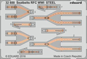 32888 Seatbelts RFC WWI STEEL 1/32 by EDUARD