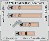 33176 FOKKER D.VII Seatbelts 1/32 by EDUARD