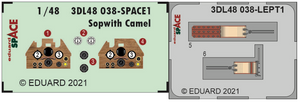 3DL48038 Sopwith Camel SPACE 1/48 by EDUARD