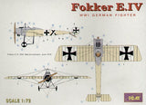 72111 FOKKER E.IV 1/72 by ICM