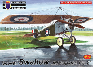 KPM0166 SOPWITH SWALLOW ‘Monoplane No.2’ 1/72 by KOVOZAVODY PROSTEJOV