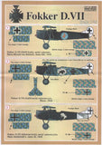 48-026 FOKKER D.VII Part 2. 1/48 by PRINT SCALE