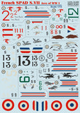 72-259 French SPAD S.VII Aces of WWI 1/72 by PRINT SCALE