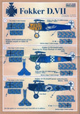 72-025 FOKKER D.VII Part 2. 1/72 by PRINT SCALE