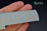 QP32004 Blue aircraft rib tapes for Fokker Dr.1 - D.VII 3D 1/32 by QUINTA STUDIO