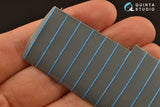 QP48004 Blue aircraft rib tapes for Fokker Dr.(F) 1 - D.VII 3D 1/48 by QUINTA STUDIO
