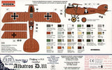 024 ALBATROS D.III Oeffag s153 (early) 1/72 by RODEN