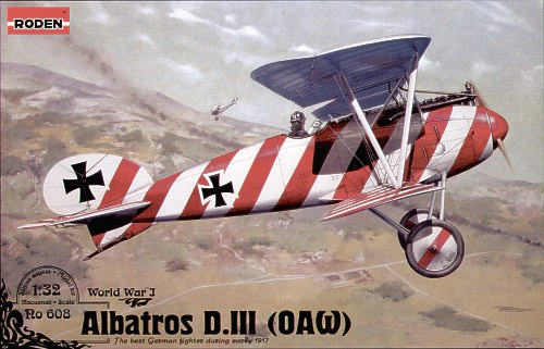 608 ALBATROS D.III (OAW) 1/32 by RODEN