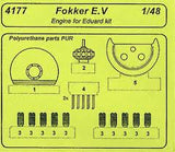 4177 Fokker E.V engine for Eduard kit 1/48 by CMK