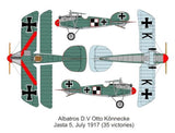 14406 ALBATROS D.V/Va Double Set 1/144 by VALOM