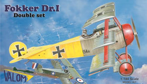 14407 FOKKER Dr.1 Double Set 1/144 by VALOM