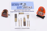 KW3D132009 Fighter Set - RFC and the RNAS Seat Belts 1/32 by KITS-WORLD